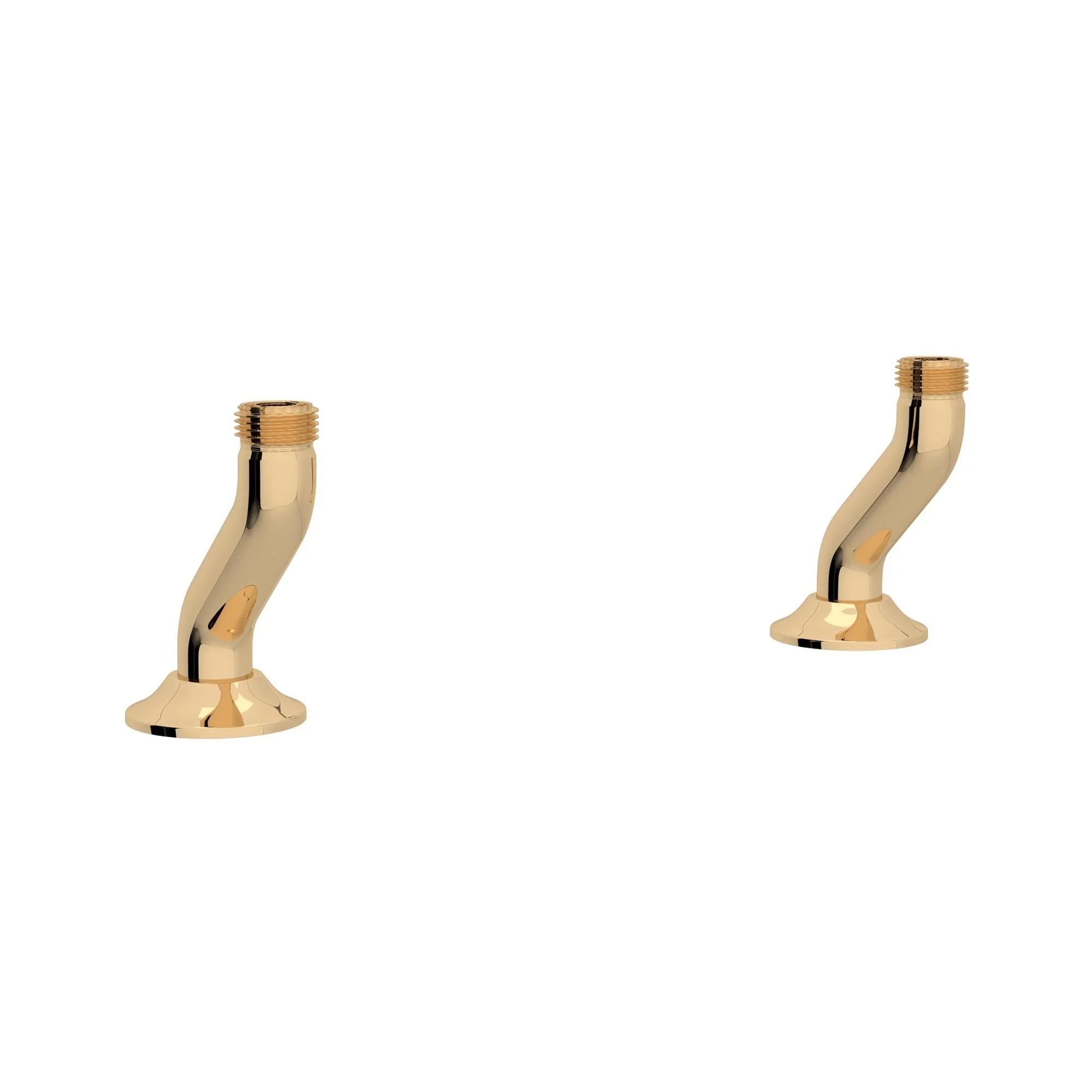 Perrin & Rowe U.6793 Georgian Era Bridge Kitchen Faucet Deck Unions - Image 3