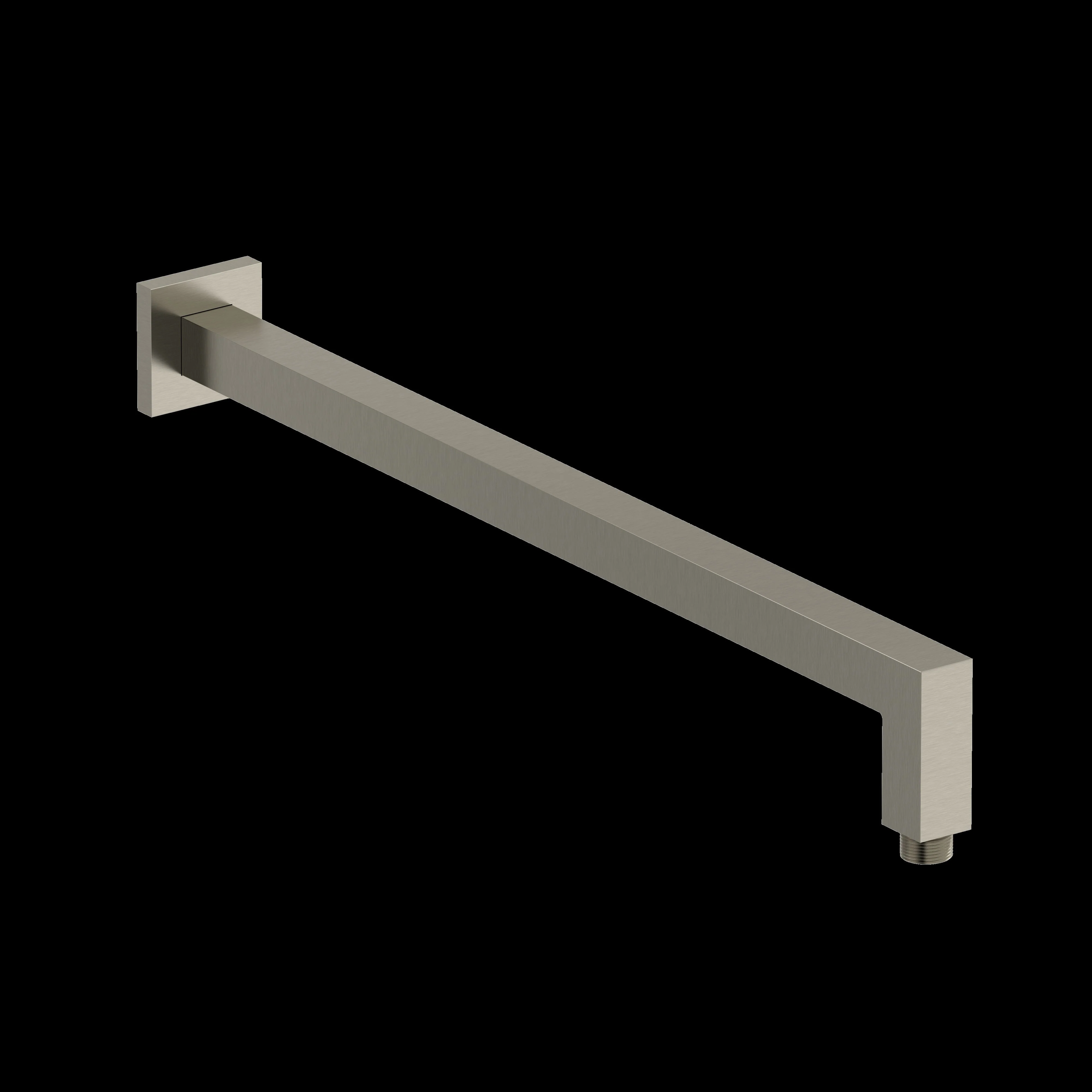 Riobel 547 21" Reach Wall Mount Shower Arm With Square Escutcheon - Image 4