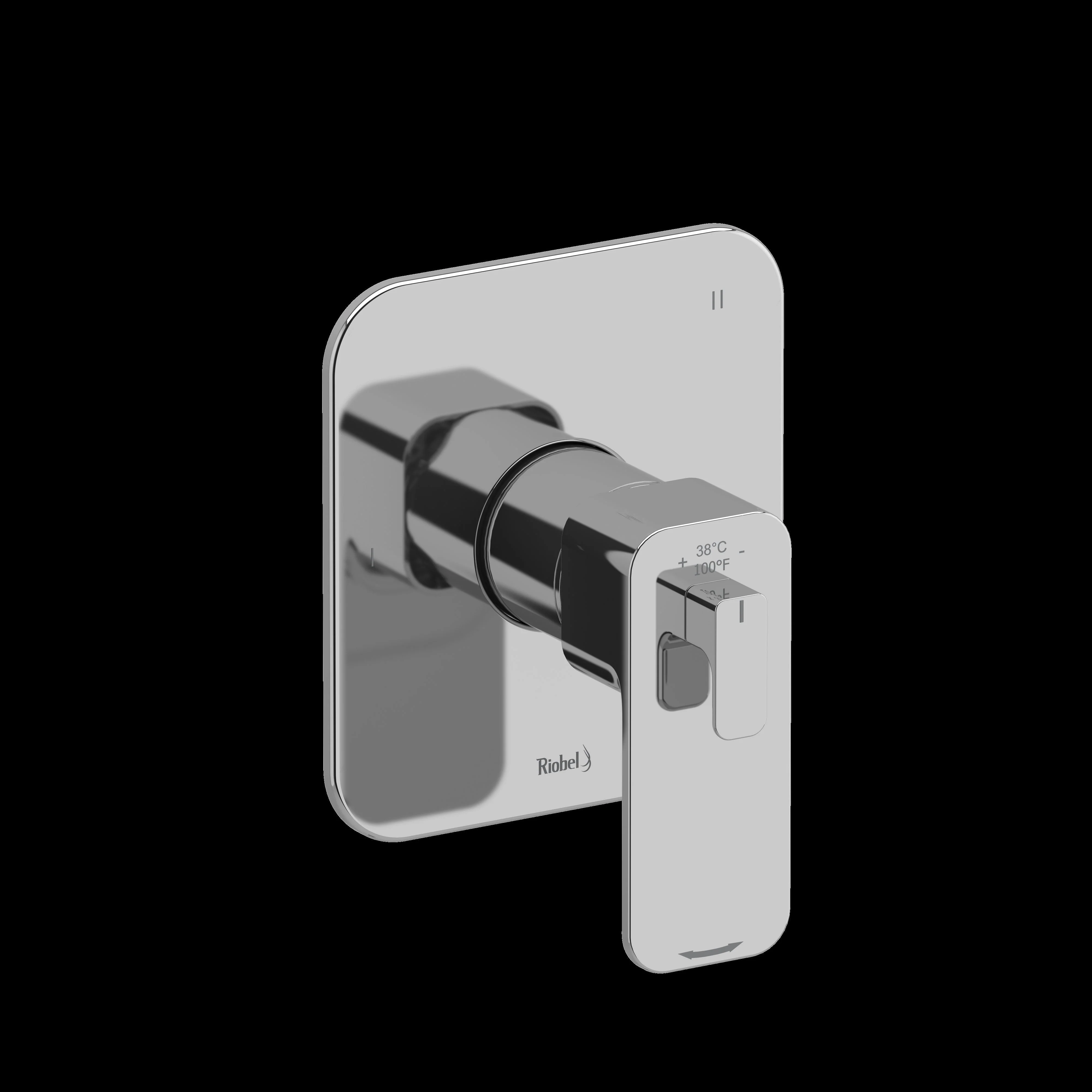 Riobel TEQ47 Equinox 1/2" Therm & Pressure Balance Trim with 3 Functions - Image 3