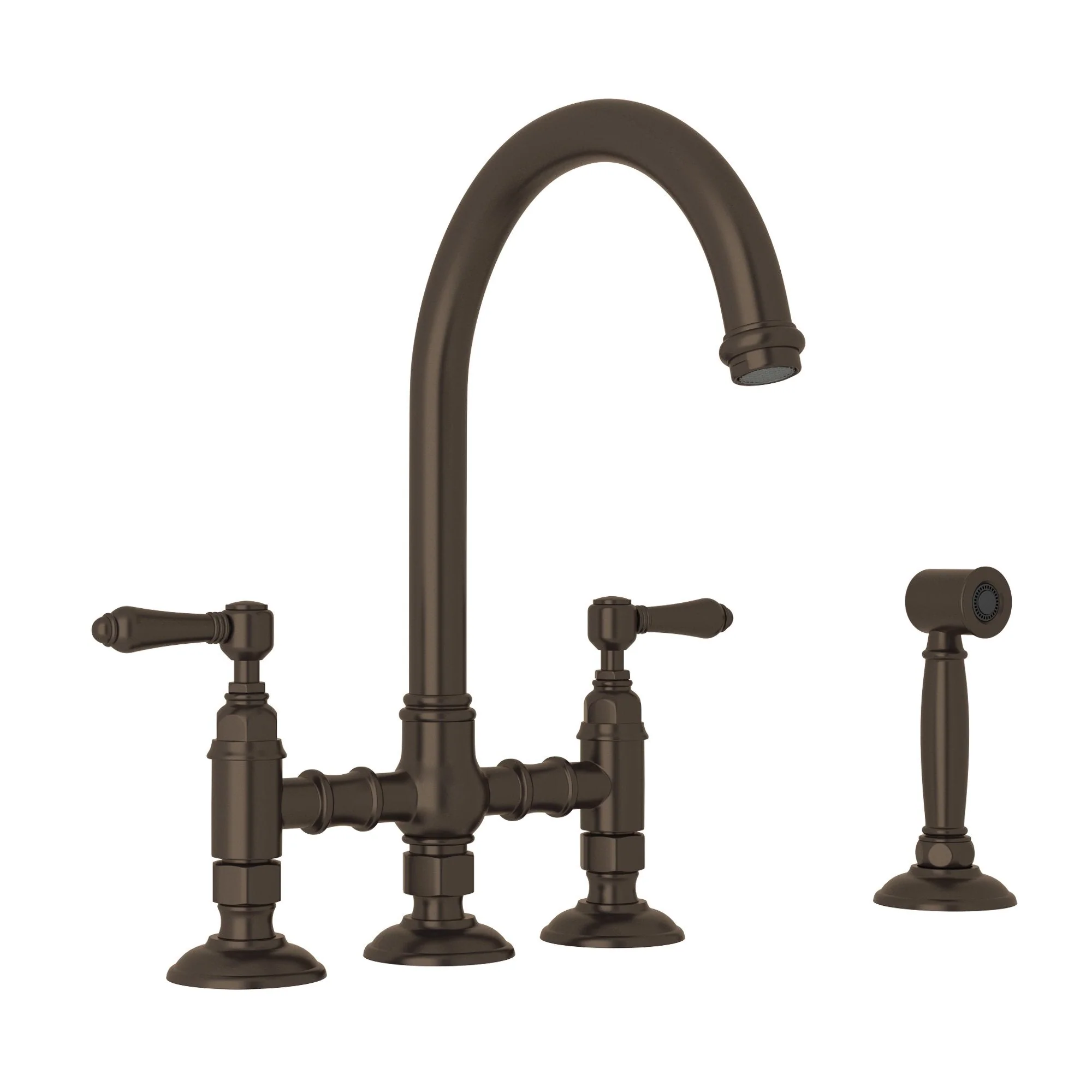 ROHL A1461WS San Julio® Bridge Kitchen Faucet With Side Spray - Image 5